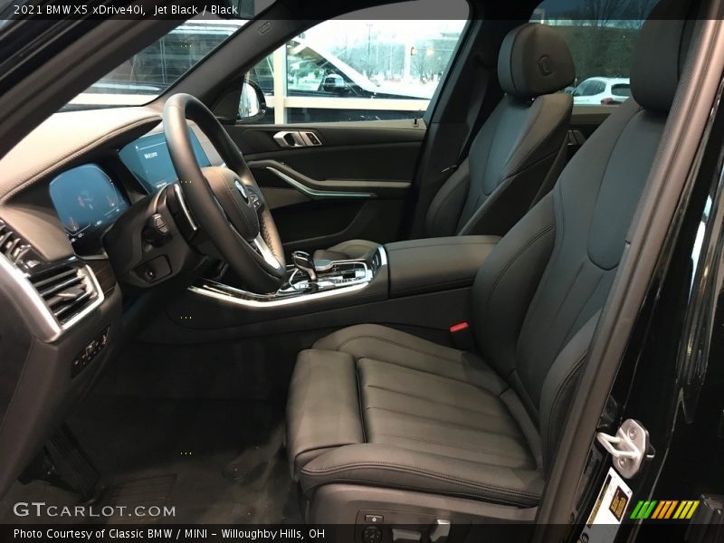 Jet Black / Black 2021 BMW X5 xDrive40i