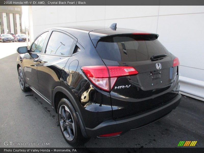 Crystal Black Pearl / Black 2018 Honda HR-V EX AWD
