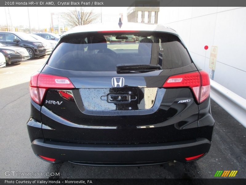 Crystal Black Pearl / Black 2018 Honda HR-V EX AWD