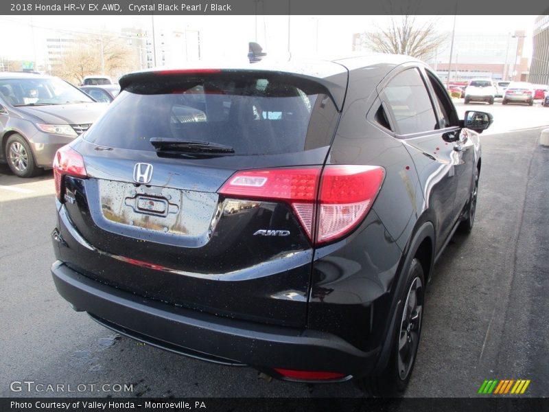 Crystal Black Pearl / Black 2018 Honda HR-V EX AWD