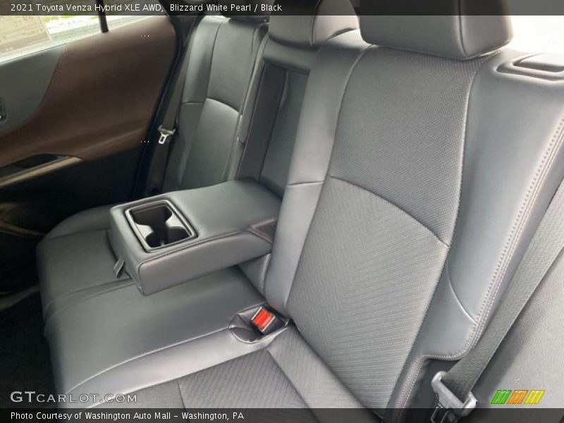 Blizzard White Pearl / Black 2021 Toyota Venza Hybrid XLE AWD