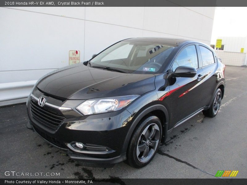 Crystal Black Pearl / Black 2018 Honda HR-V EX AWD