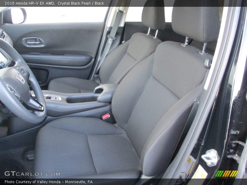 Crystal Black Pearl / Black 2018 Honda HR-V EX AWD