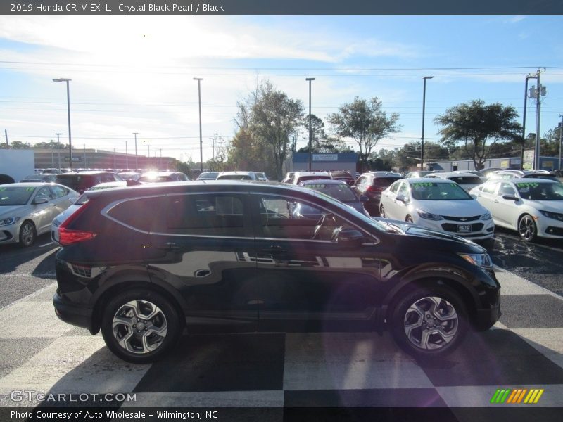 Crystal Black Pearl / Black 2019 Honda CR-V EX-L