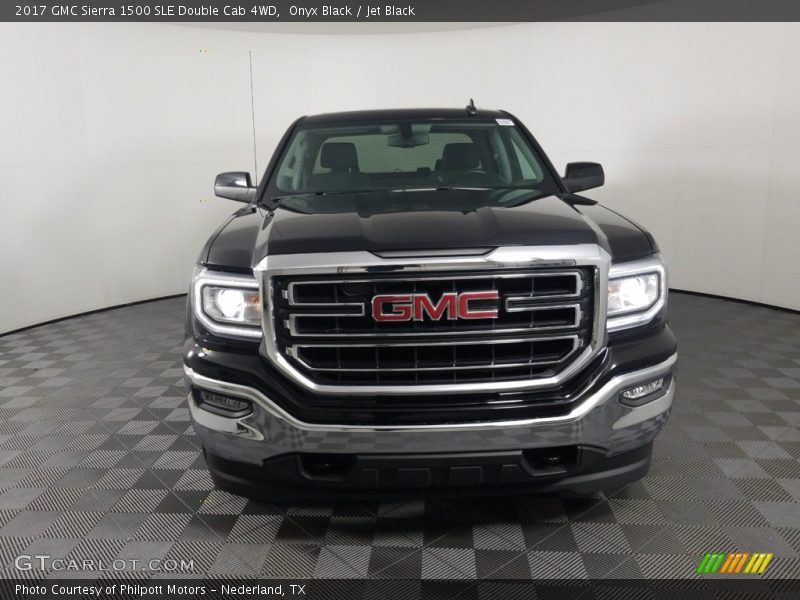 Onyx Black / Jet Black 2017 GMC Sierra 1500 SLE Double Cab 4WD