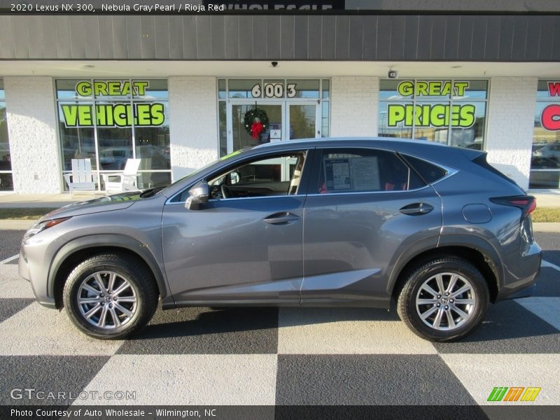 Nebula Gray Pearl / Rioja Red 2020 Lexus NX 300