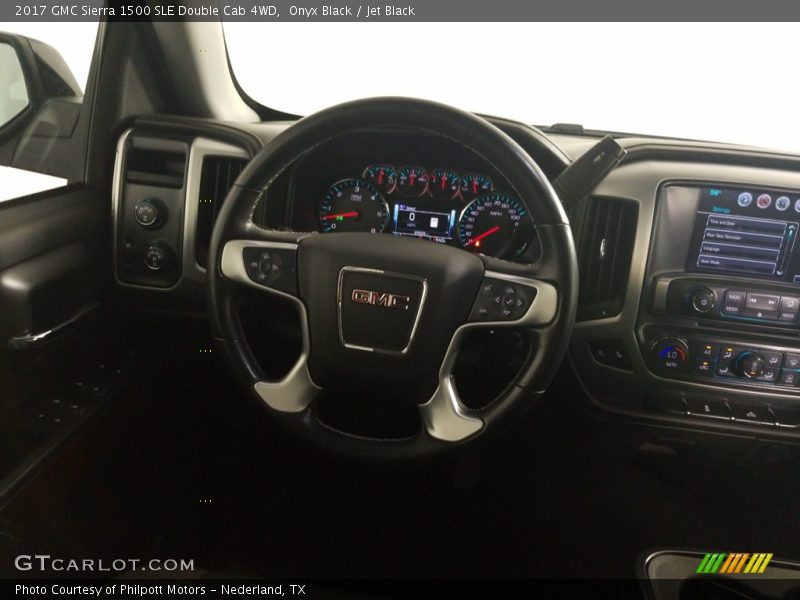 Onyx Black / Jet Black 2017 GMC Sierra 1500 SLE Double Cab 4WD