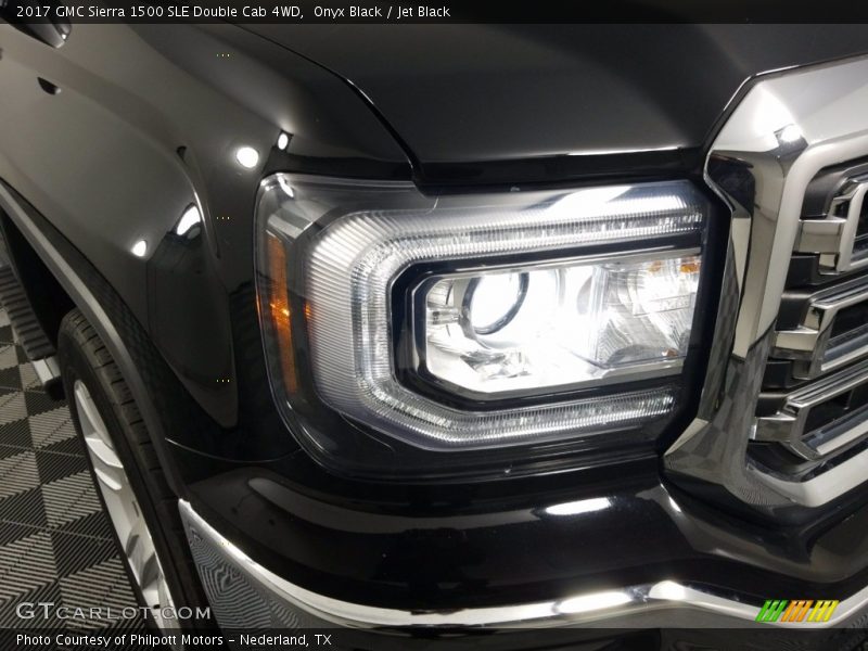 Onyx Black / Jet Black 2017 GMC Sierra 1500 SLE Double Cab 4WD