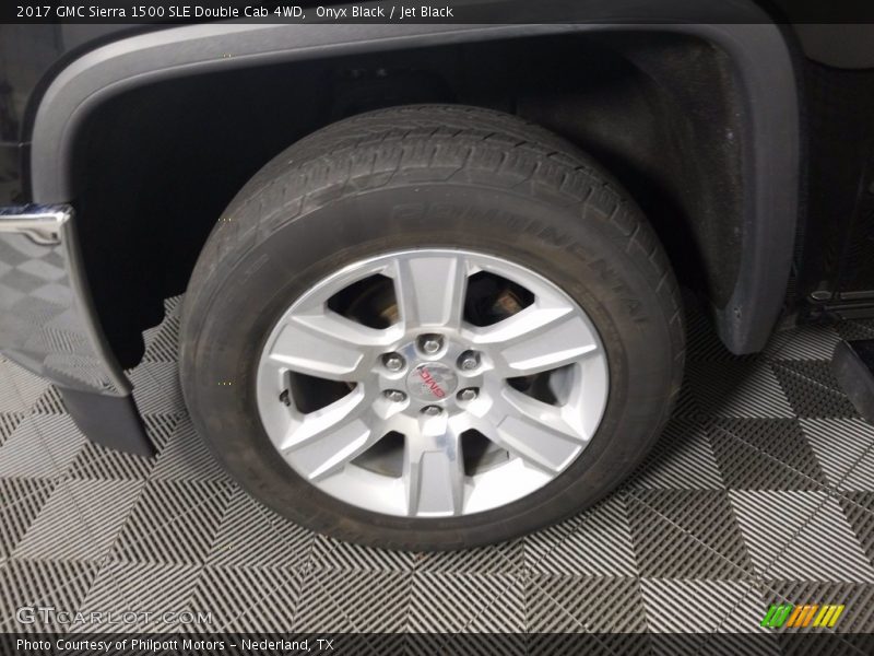 Onyx Black / Jet Black 2017 GMC Sierra 1500 SLE Double Cab 4WD