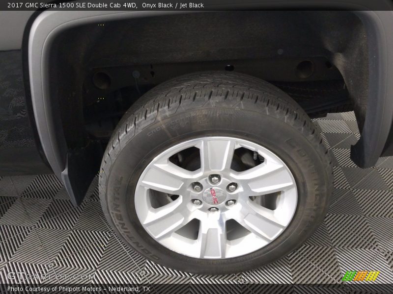 Onyx Black / Jet Black 2017 GMC Sierra 1500 SLE Double Cab 4WD