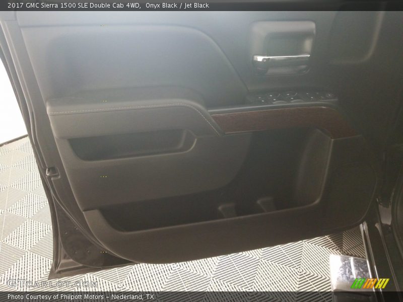 Onyx Black / Jet Black 2017 GMC Sierra 1500 SLE Double Cab 4WD