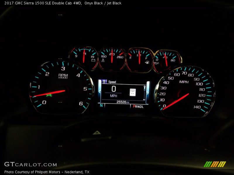 Onyx Black / Jet Black 2017 GMC Sierra 1500 SLE Double Cab 4WD