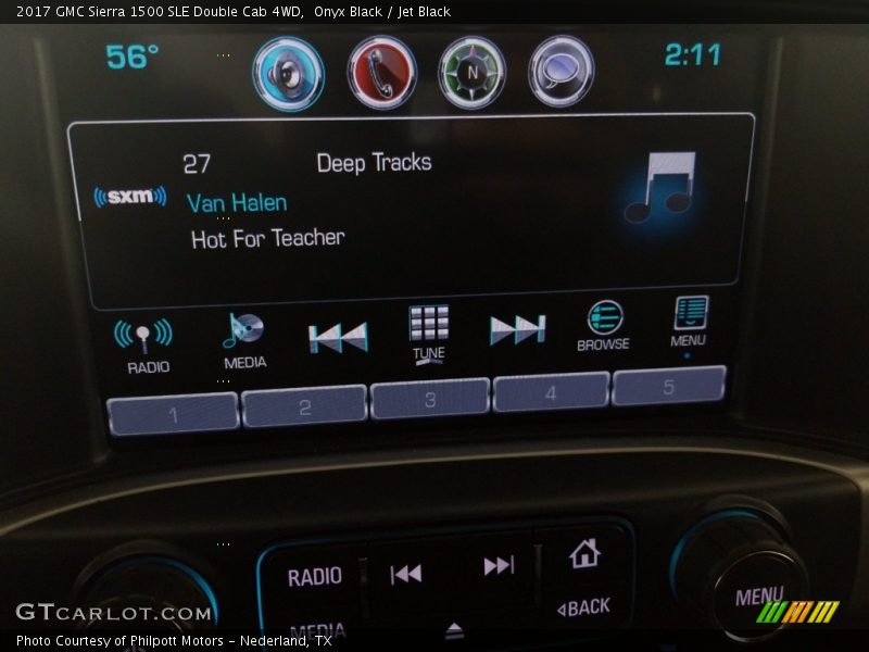 Onyx Black / Jet Black 2017 GMC Sierra 1500 SLE Double Cab 4WD