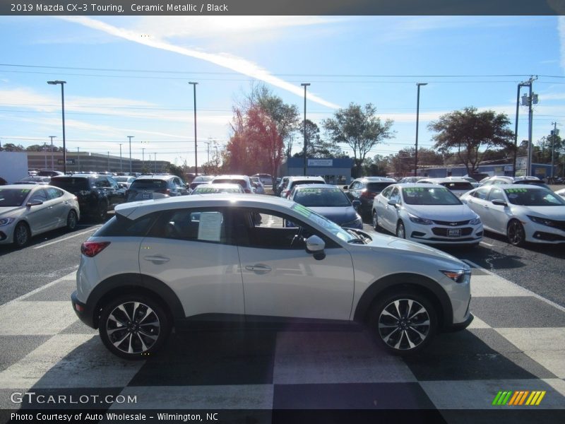 Ceramic Metallic / Black 2019 Mazda CX-3 Touring