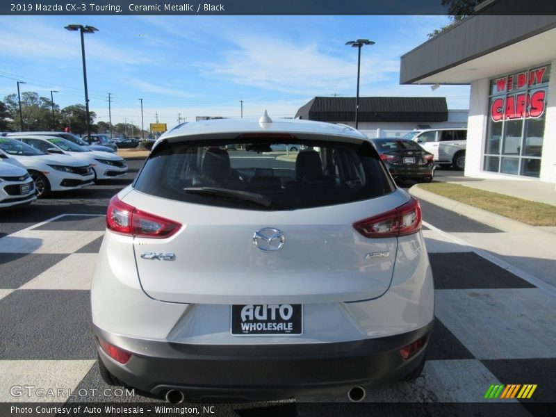 Ceramic Metallic / Black 2019 Mazda CX-3 Touring