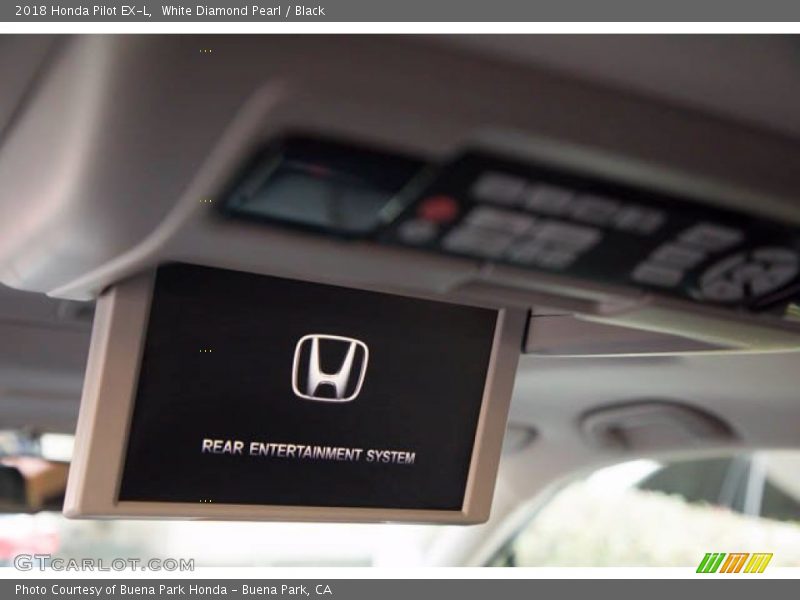 White Diamond Pearl / Black 2018 Honda Pilot EX-L