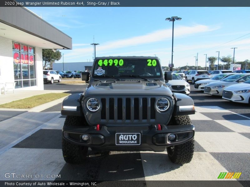 Sting-Gray / Black 2020 Jeep Wrangler Unlimited Rubicon 4x4