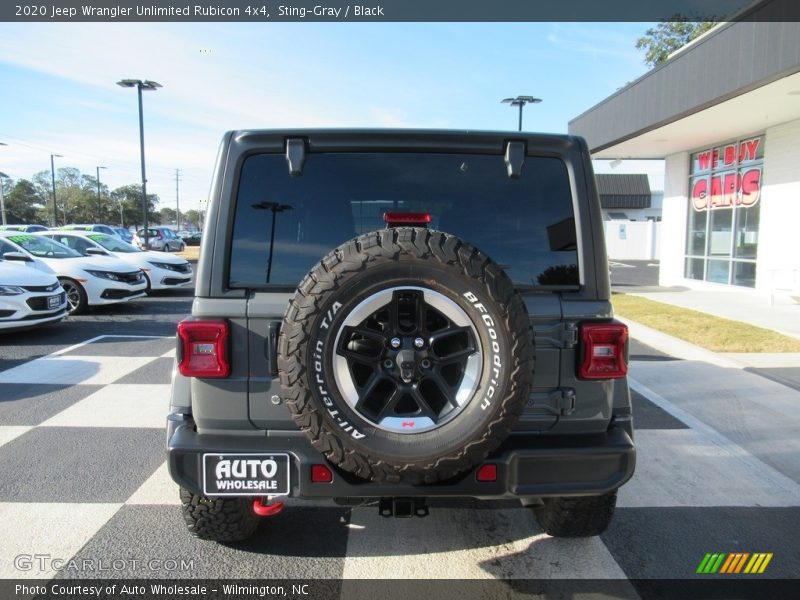 Sting-Gray / Black 2020 Jeep Wrangler Unlimited Rubicon 4x4