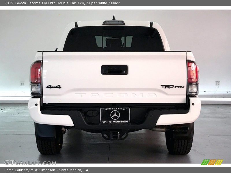 Super White / Black 2019 Toyota Tacoma TRD Pro Double Cab 4x4