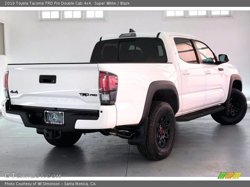 Super White / Black 2019 Toyota Tacoma TRD Pro Double Cab 4x4