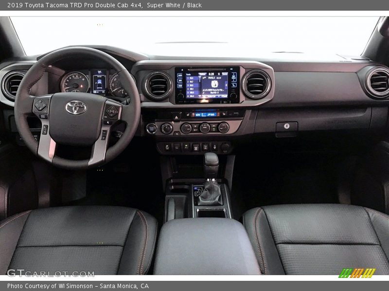  2019 Tacoma TRD Pro Double Cab 4x4 Black Interior