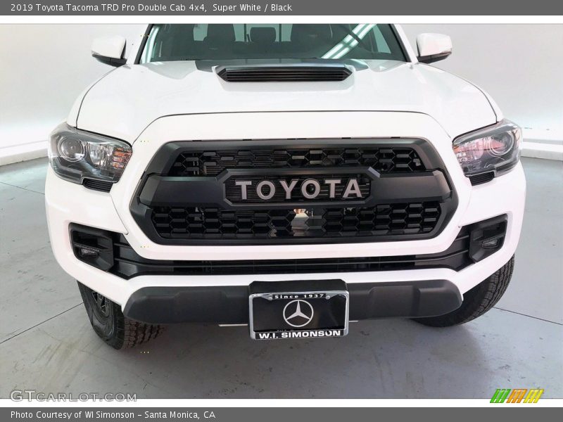 Super White / Black 2019 Toyota Tacoma TRD Pro Double Cab 4x4
