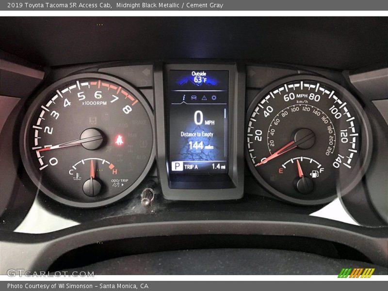  2019 Tacoma SR Access Cab SR Access Cab Gauges