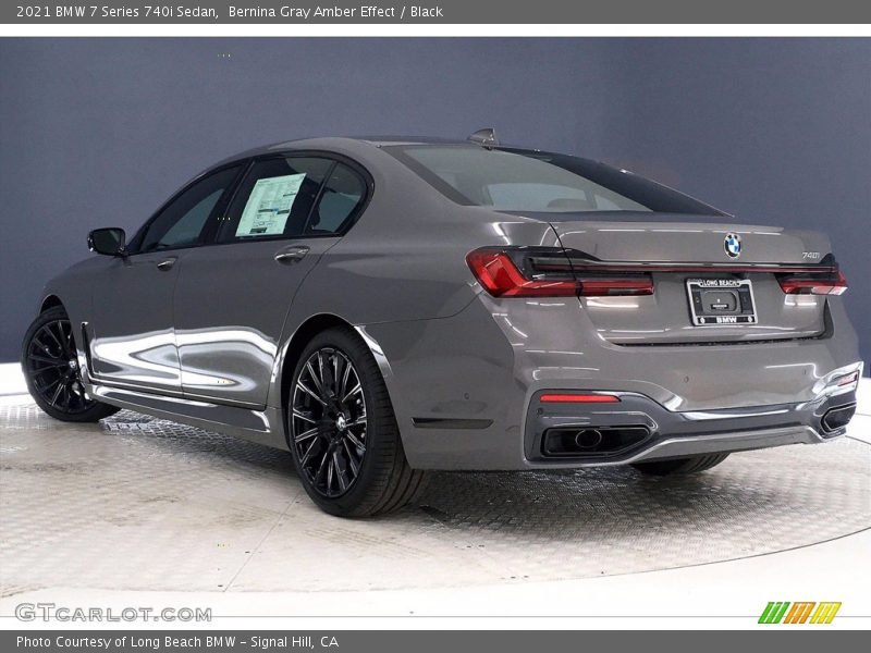 Bernina Gray Amber Effect / Black 2021 BMW 7 Series 740i Sedan