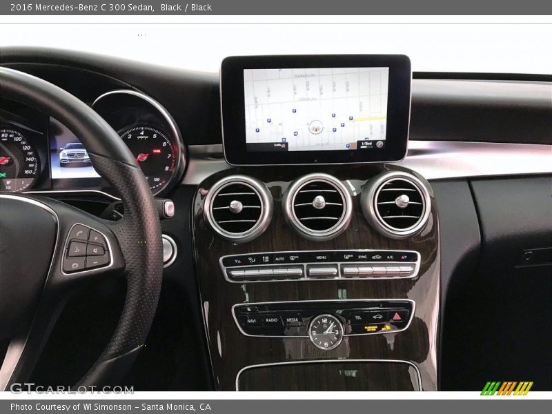 Controls of 2016 C 300 Sedan