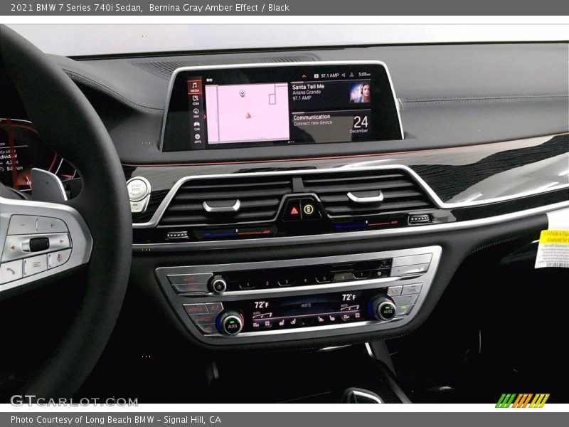 Bernina Gray Amber Effect / Black 2021 BMW 7 Series 740i Sedan