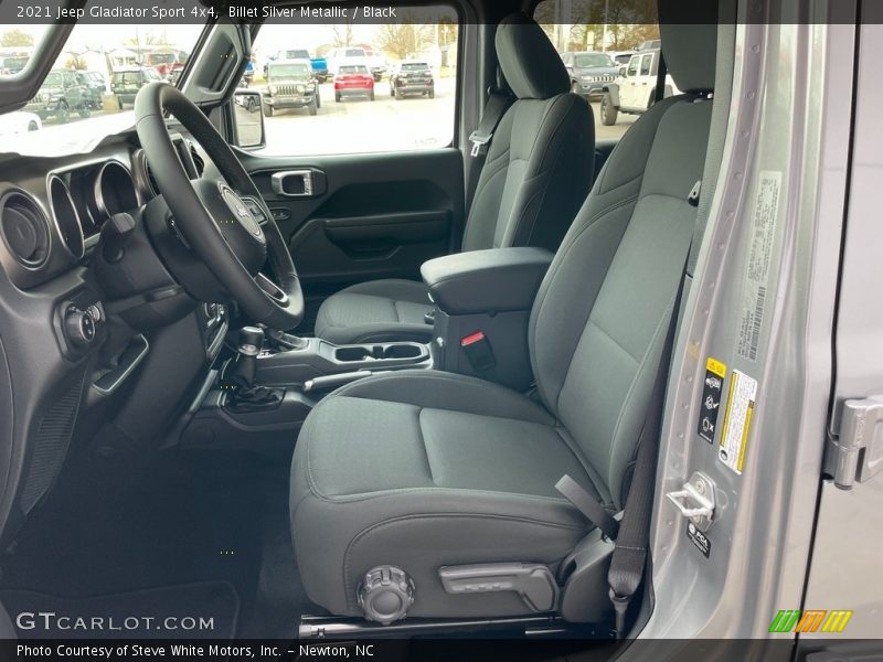 Front Seat of 2021 Gladiator Sport 4x4