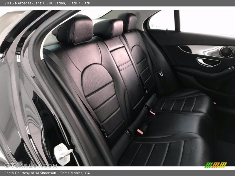 Rear Seat of 2016 C 300 Sedan