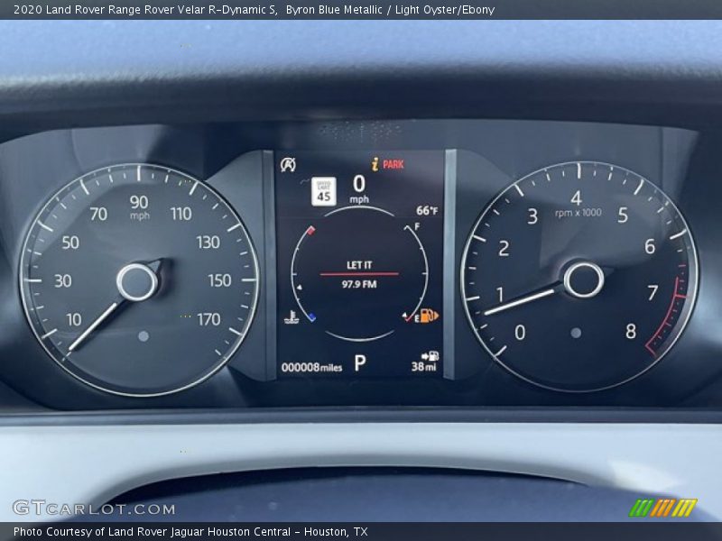 Byron Blue Metallic / Light Oyster/Ebony 2020 Land Rover Range Rover Velar R-Dynamic S