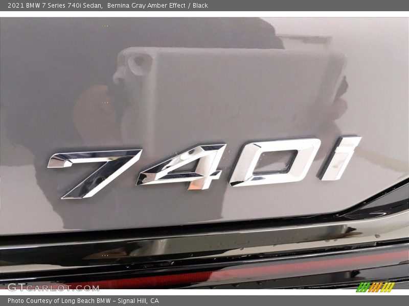 Bernina Gray Amber Effect / Black 2021 BMW 7 Series 740i Sedan