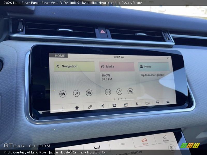 Byron Blue Metallic / Light Oyster/Ebony 2020 Land Rover Range Rover Velar R-Dynamic S