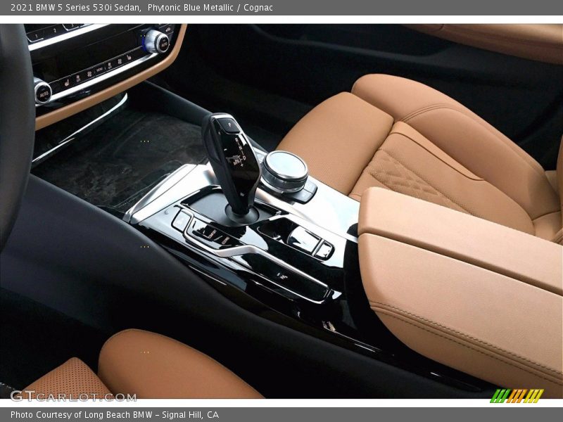 Phytonic Blue Metallic / Cognac 2021 BMW 5 Series 530i Sedan