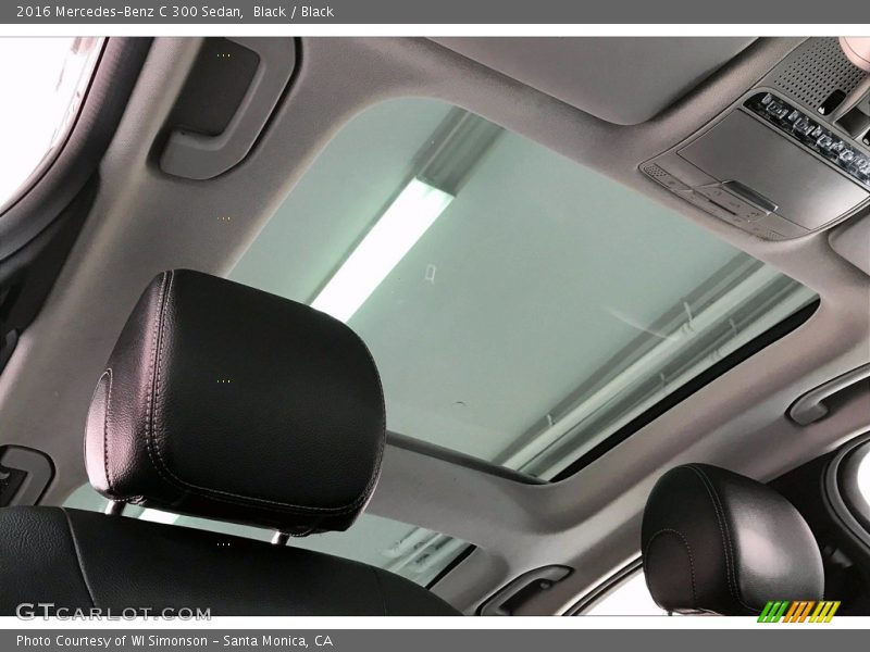 Sunroof of 2016 C 300 Sedan