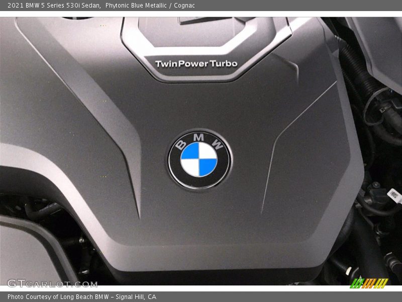 Phytonic Blue Metallic / Cognac 2021 BMW 5 Series 530i Sedan