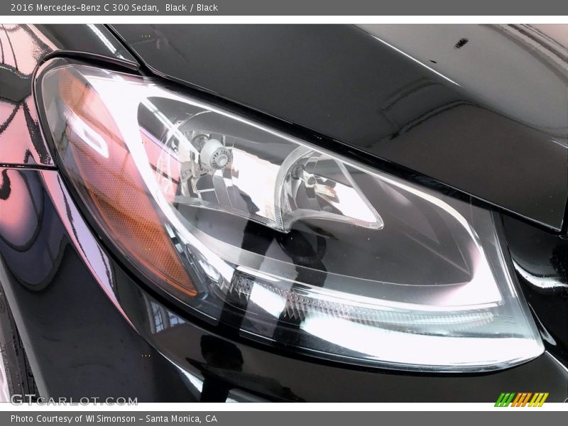 Black / Black 2016 Mercedes-Benz C 300 Sedan