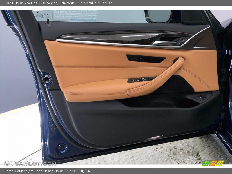 Phytonic Blue Metallic / Cognac 2021 BMW 5 Series 530i Sedan