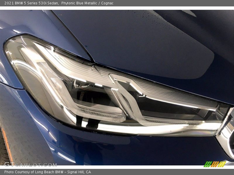 Phytonic Blue Metallic / Cognac 2021 BMW 5 Series 530i Sedan