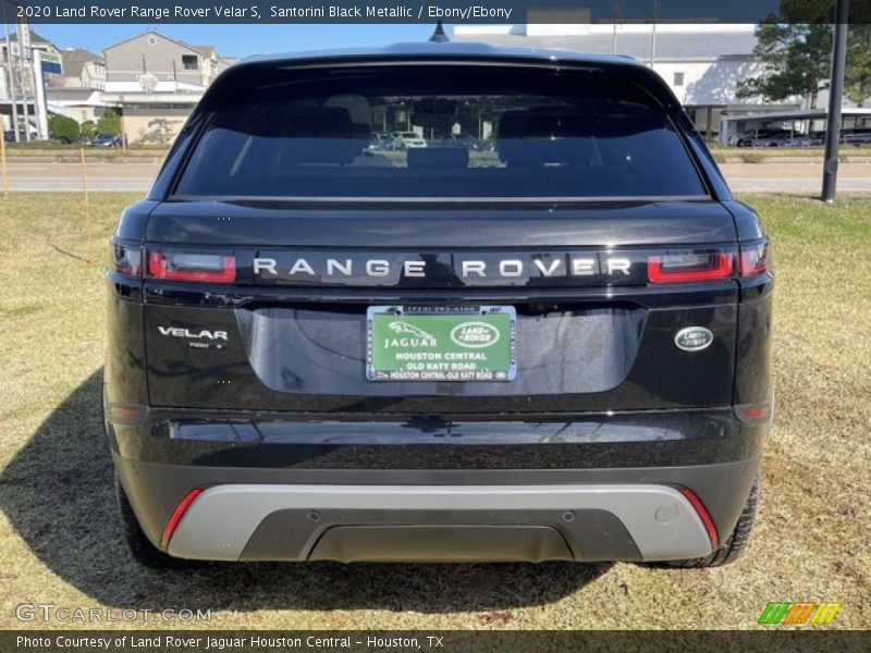 Santorini Black Metallic / Ebony/Ebony 2020 Land Rover Range Rover Velar S