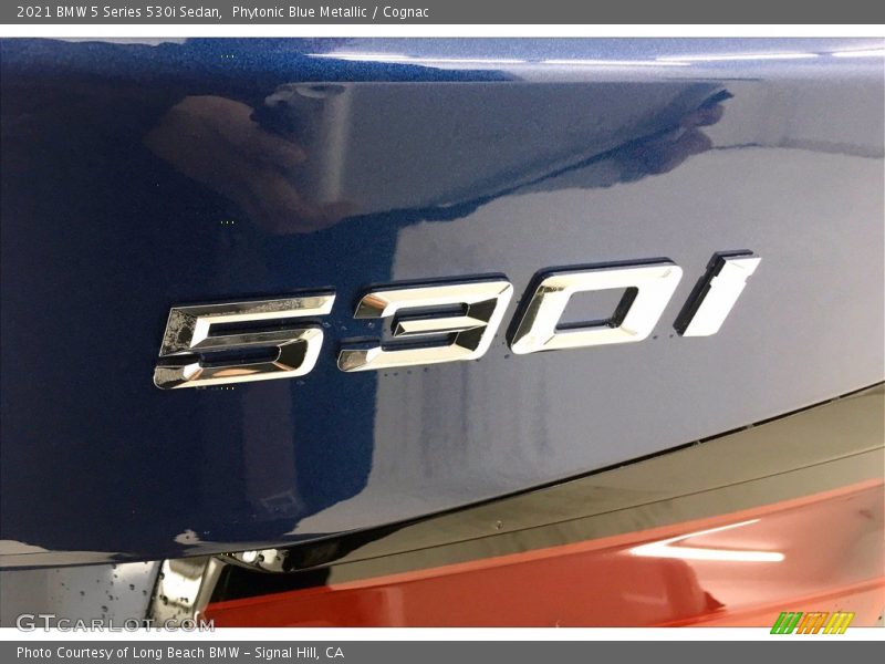 Phytonic Blue Metallic / Cognac 2021 BMW 5 Series 530i Sedan