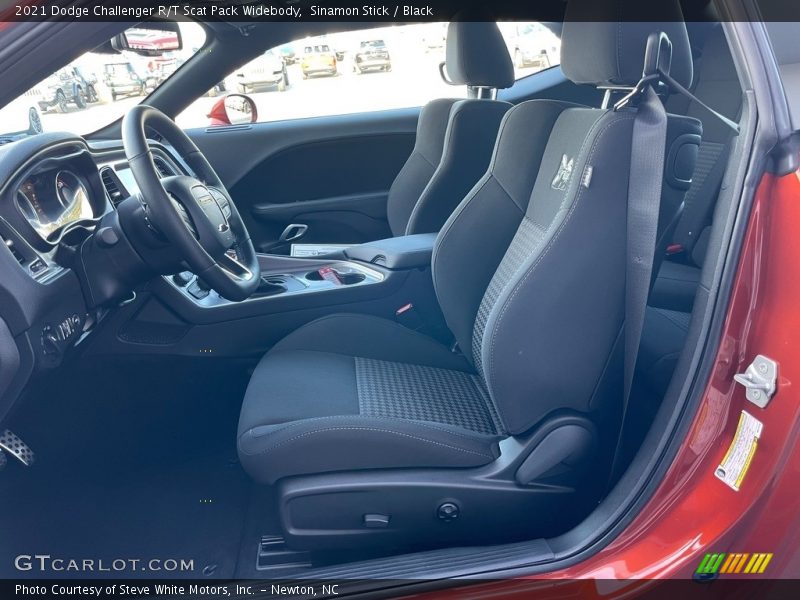 Front Seat of 2021 Challenger R/T Scat Pack Widebody