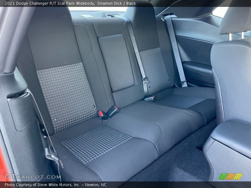 Rear Seat of 2021 Challenger R/T Scat Pack Widebody