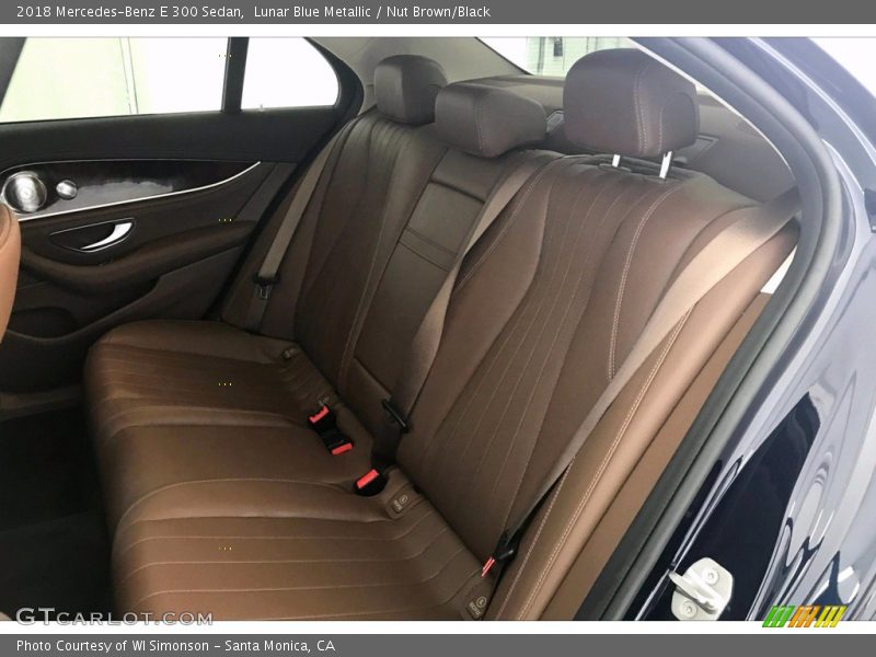 Lunar Blue Metallic / Nut Brown/Black 2018 Mercedes-Benz E 300 Sedan