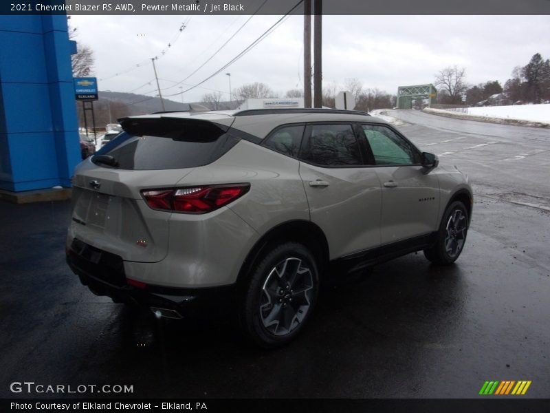 Pewter Metallic / Jet Black 2021 Chevrolet Blazer RS AWD