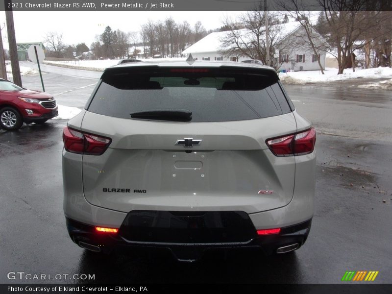 Pewter Metallic / Jet Black 2021 Chevrolet Blazer RS AWD