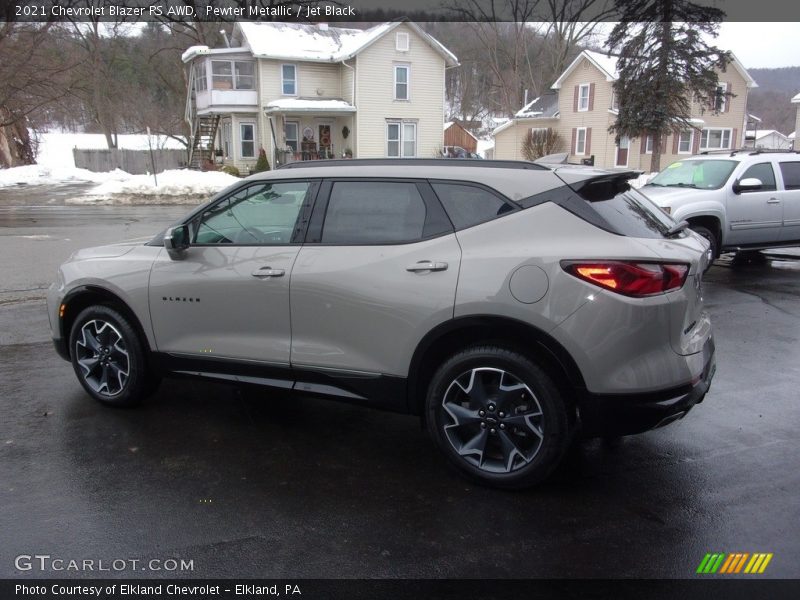 Pewter Metallic / Jet Black 2021 Chevrolet Blazer RS AWD