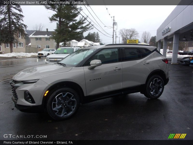Pewter Metallic / Jet Black 2021 Chevrolet Blazer RS AWD